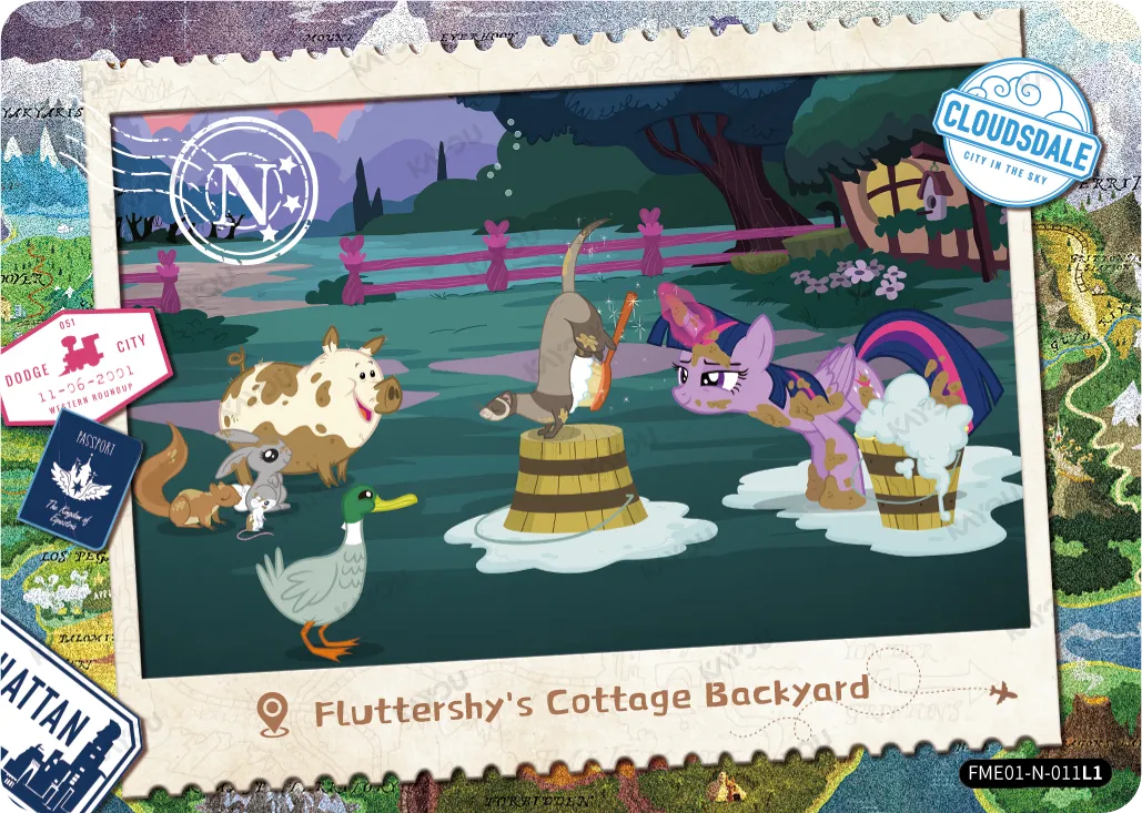Fluttershy's Cottage Backyard (N) FME01-N-011 L1