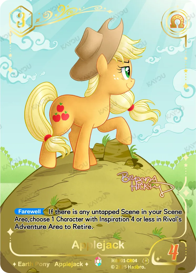 Applejack (*CR) BP01-*CR04