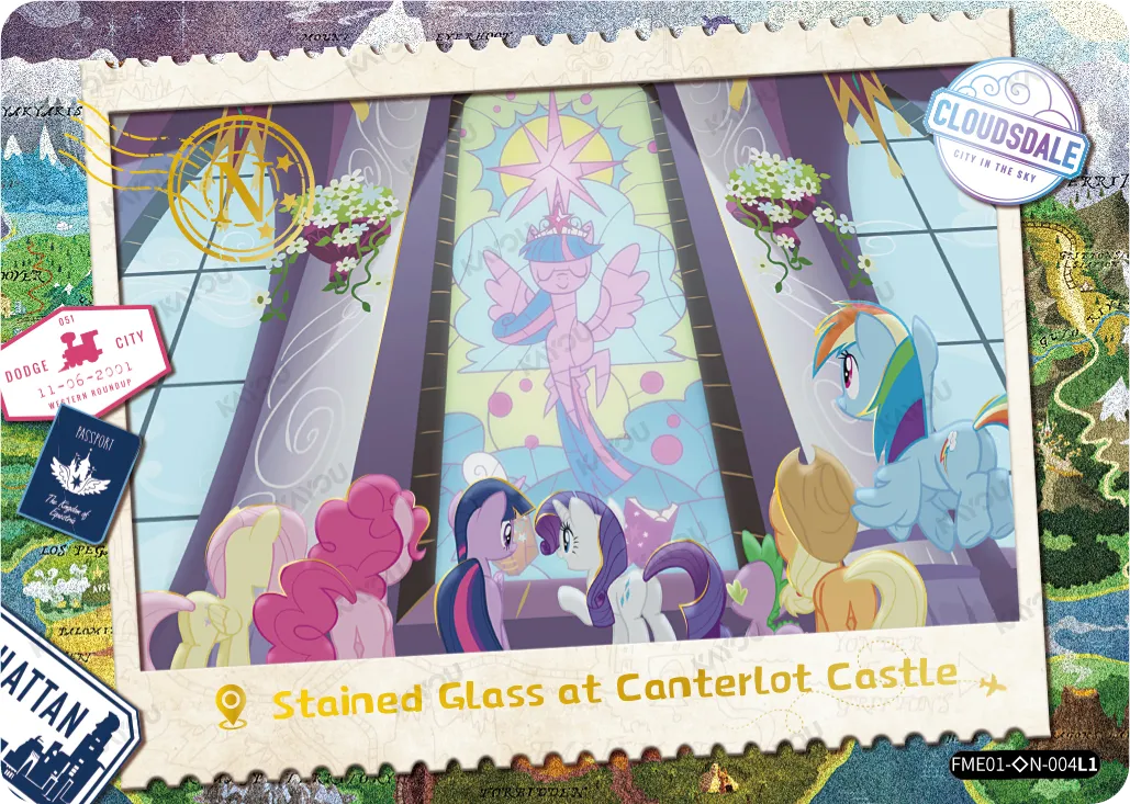 Stained Glass at Canterlot Castle (◇N) FME01-◇N-004 L1