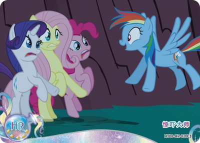Rarity, Fluttershy, Pinkie Pie & Rainbow Dash (HR) HY08-HR-010 L3