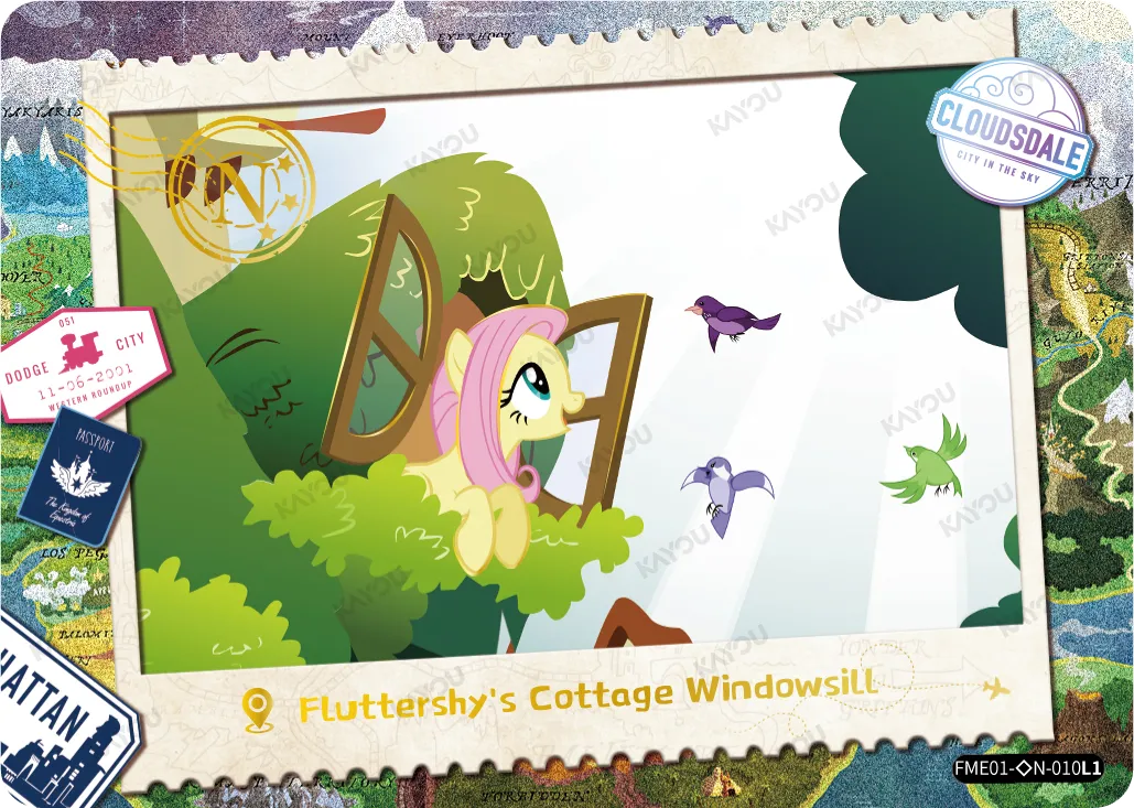 Fluttershy's Cottage Windowsill (◇N) FME01-◇N-010 L1