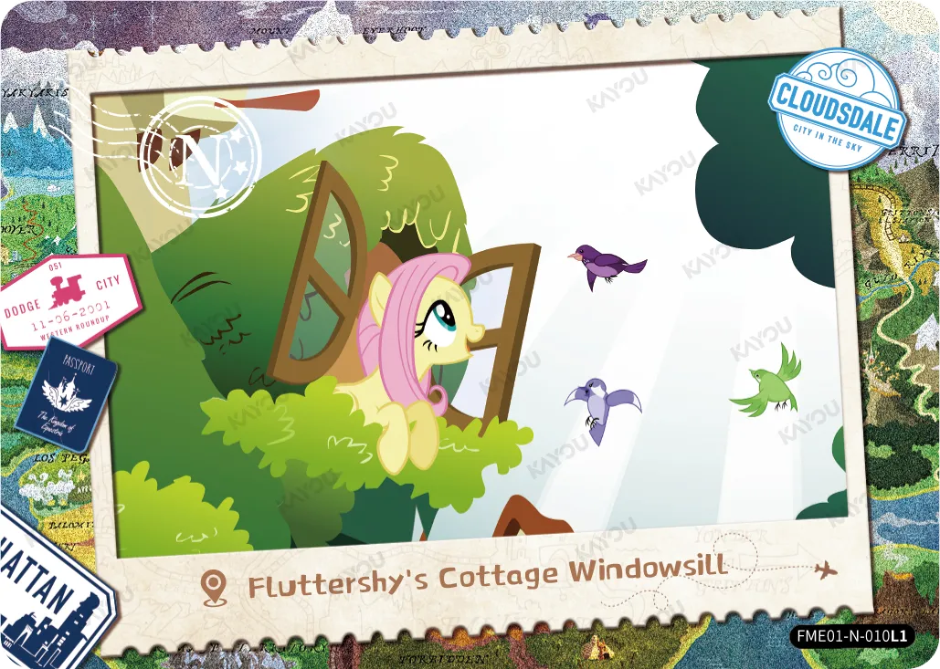 Fluttershy's Cottage Windowsill (N) FME01-N-010 L1