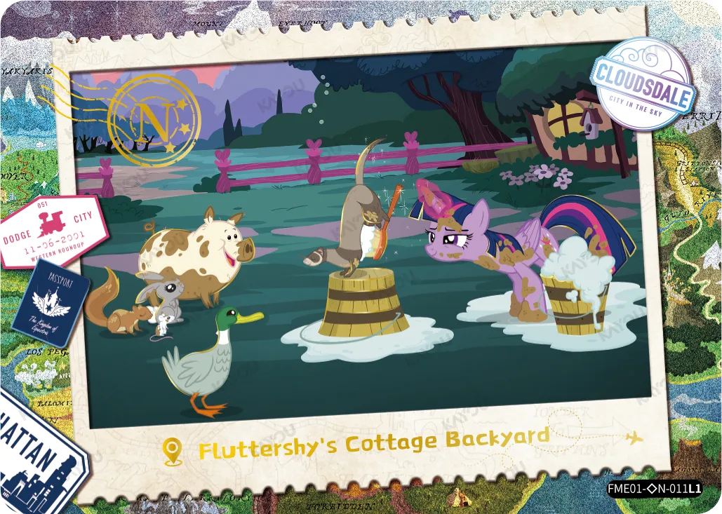 Fluttershy's Cottage Backyard (◇N) FME01-◇N-011 L1