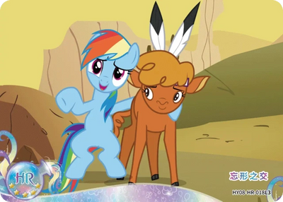 Rainbow Dash & Little Strongheart (HR) HY08-HR-018 L3