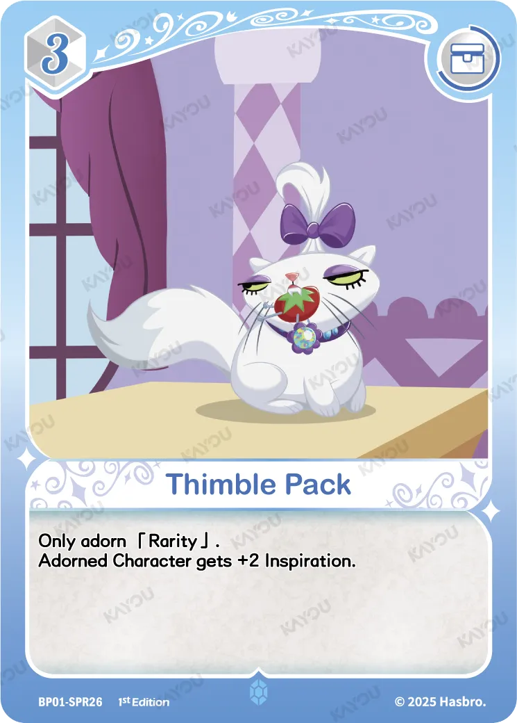 Thimble Pack (SPR) BP01-SPR26