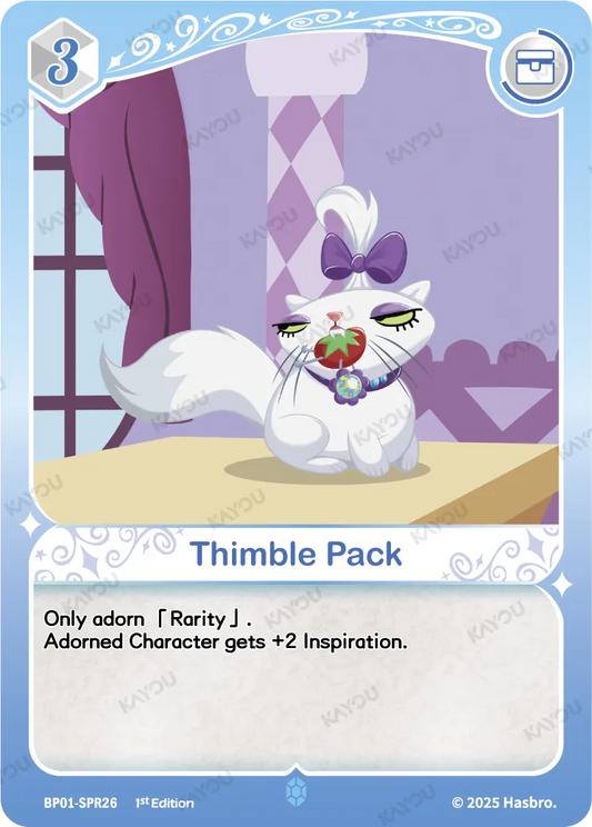Thimble Pack (SPR) BP01-SPR26 (English Print)