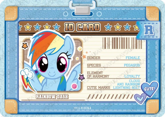 Rainbow Dash (R) HY11-R-003 L1