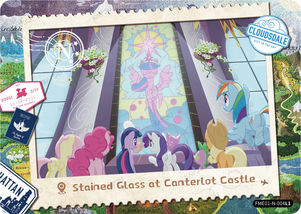 Stained Glass at Canterlot Castle (N) FME01-N-004 L1