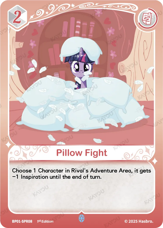 Pillow Fight (SPR) BP01-SPR08 (English Print)
