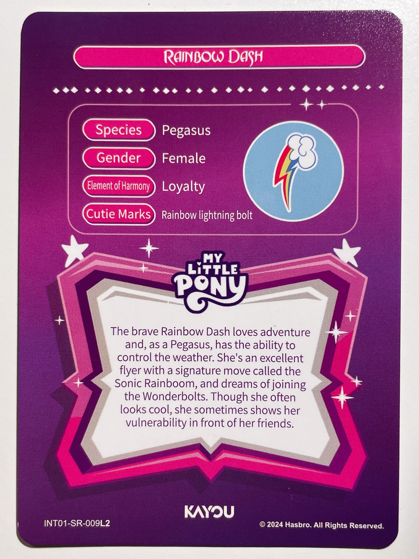 Rainbow Dash (SR) - INT01-SR-009 L2