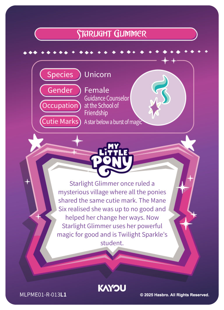 Starlight Glimmer (R) MLPME01-R-013 L1