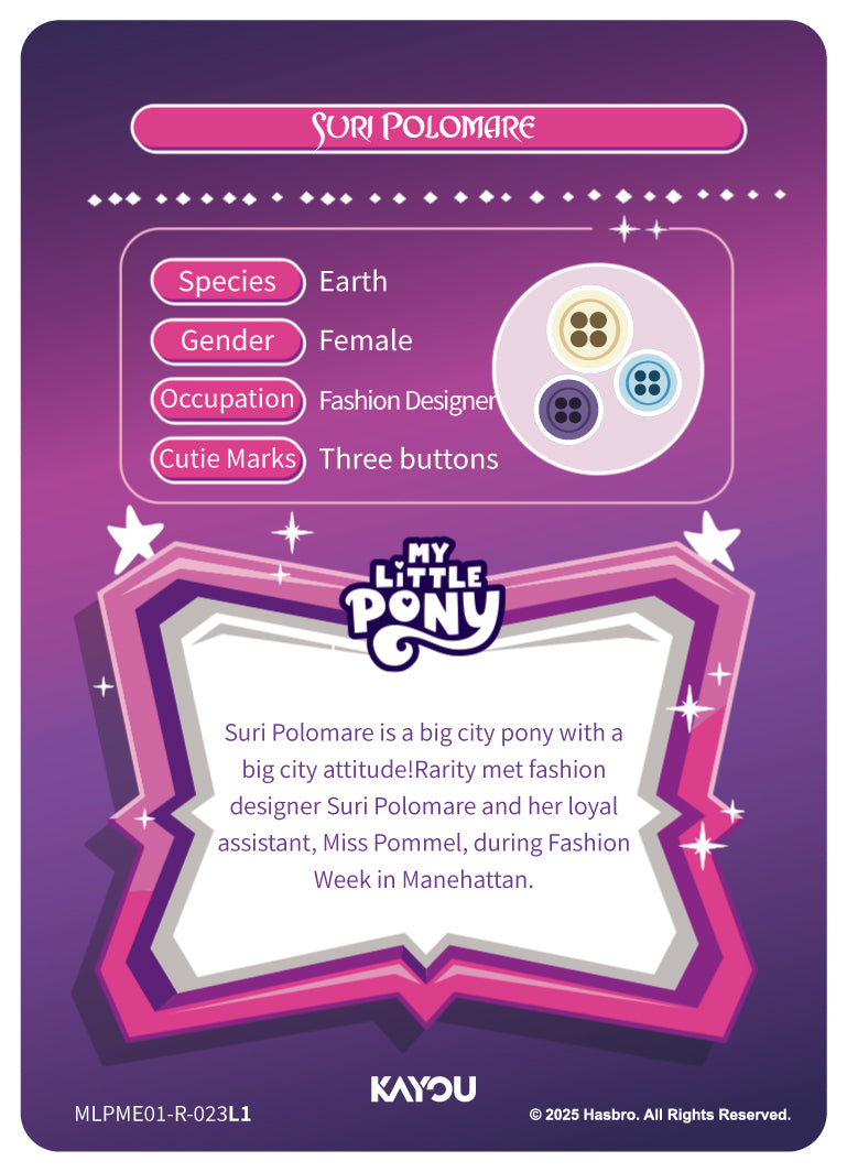 Suri Polomare (R) MLPME01-R-023 L1