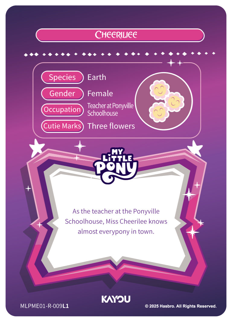 Cheerilee (R) MLPME01-R-009 L1