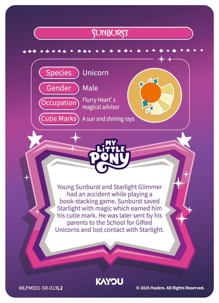 Sunburst (SR) - MLPME01-SR-013 L2