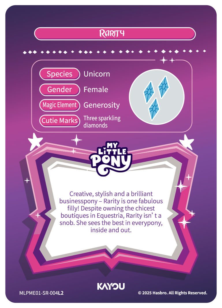 Rarity (SR) - MLPME01-SR-004 L2