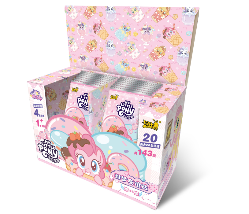 *Kayou My Little Pony cards - Sweet Dreams sticker box - CHINESE VERSION